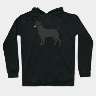 Black Labrador Dog Hoodie